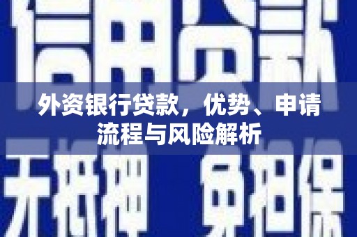桓台外资银行贷款，优势、申请流程与风险解析