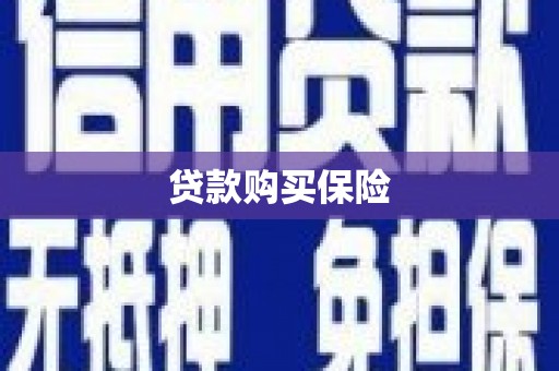 桓台贷款购买保险