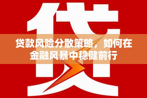 桓台贷款风险分散策略，如何在金融风暴中稳健前行