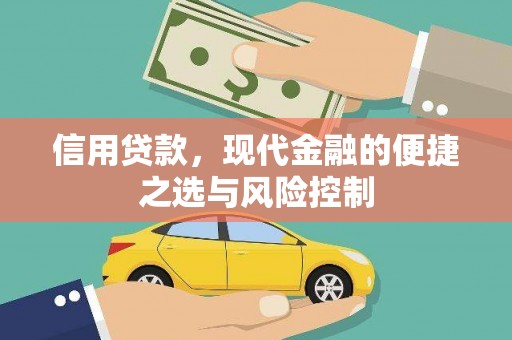 桓台信用贷款，现代金融的便捷之选与风险控制