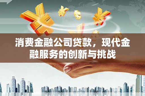 桓台消费金融公司贷款，现代金融服务的创新与挑战