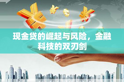 桓台现金贷的崛起与风险，金融科技的双刃剑
