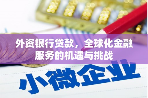 桓台外资银行贷款，全球化金融服务的机遇与挑战