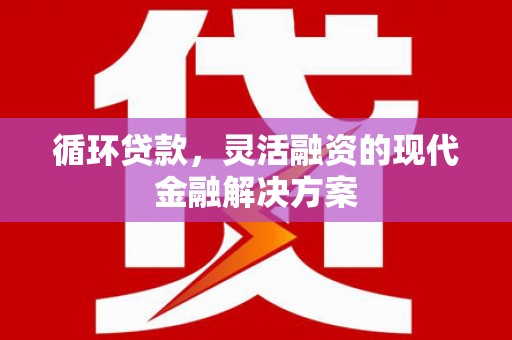 桓台循环贷款，灵活融资的现代金融解决方案