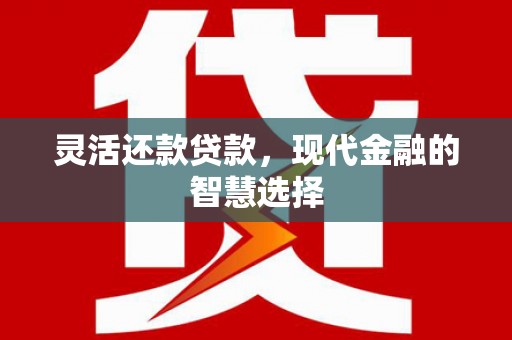 桓台灵活还款贷款，现代金融的智慧选择