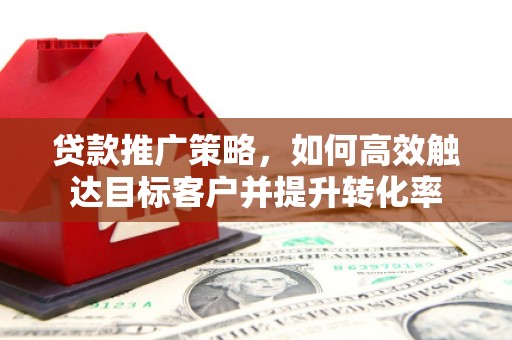 桓台贷款推广策略，如何高效触达目标客户并提升转化率