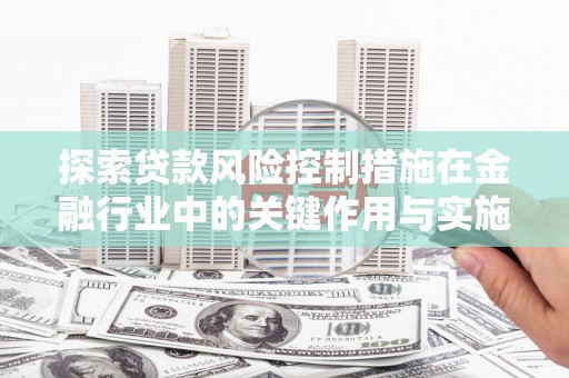 桓台探索贷款风险控制措施在金融行业中的关键作用与实施策略