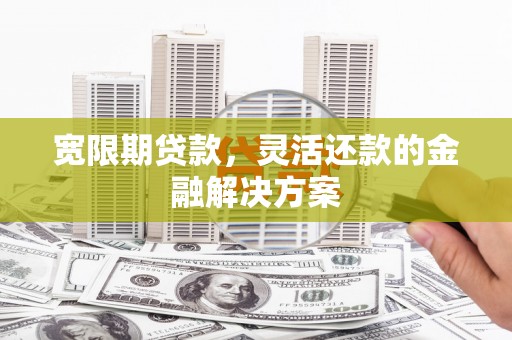 桓台宽限期贷款，灵活还款的金融解决方案