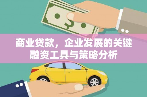 桓台商业贷款，企业发展的关键融资工具与策略分析