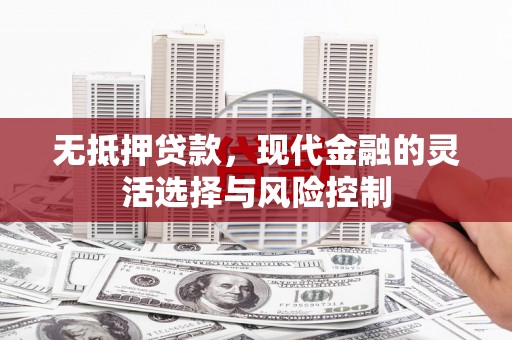 桓台无抵押贷款，现代金融的灵活选择与风险控制