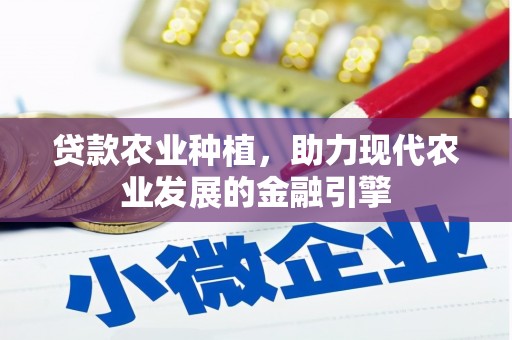 桓台贷款农业种植，助力现代农业发展的金融引擎