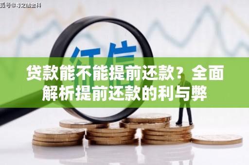 桓台贷款能不能提前还款？全面解析提前还款的利与弊